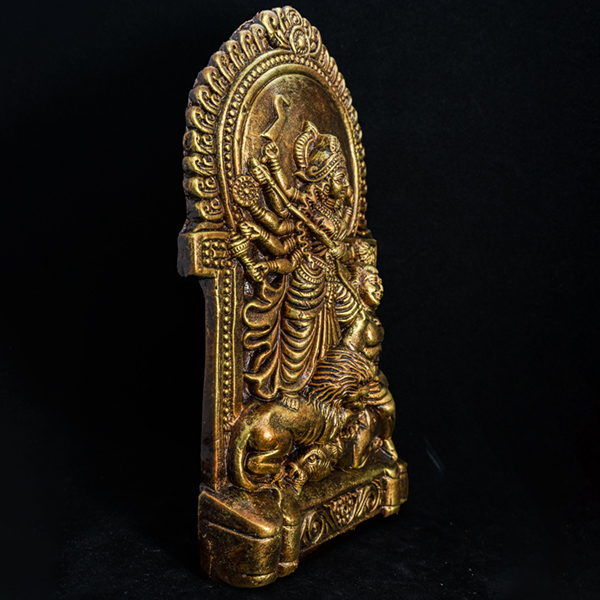 MollisArts terracotta durga copper finish2